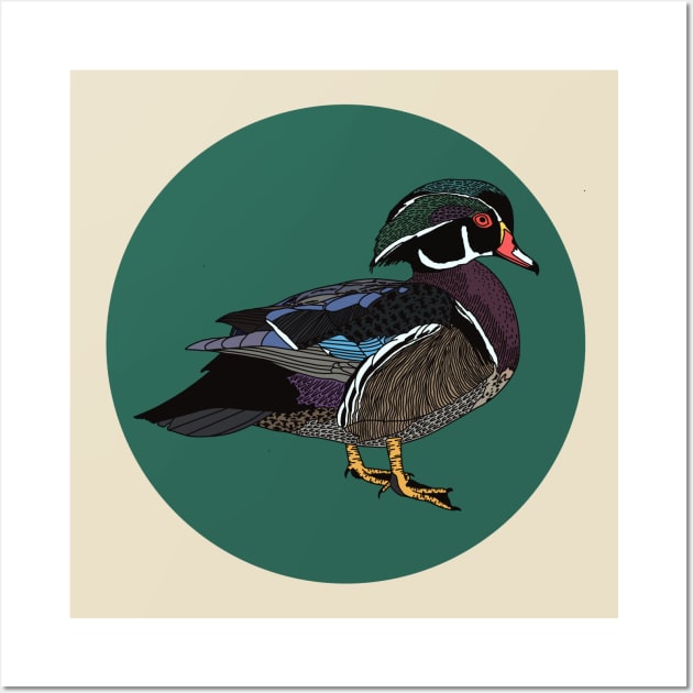 Wood Duck Wall Art by Forest Press Co